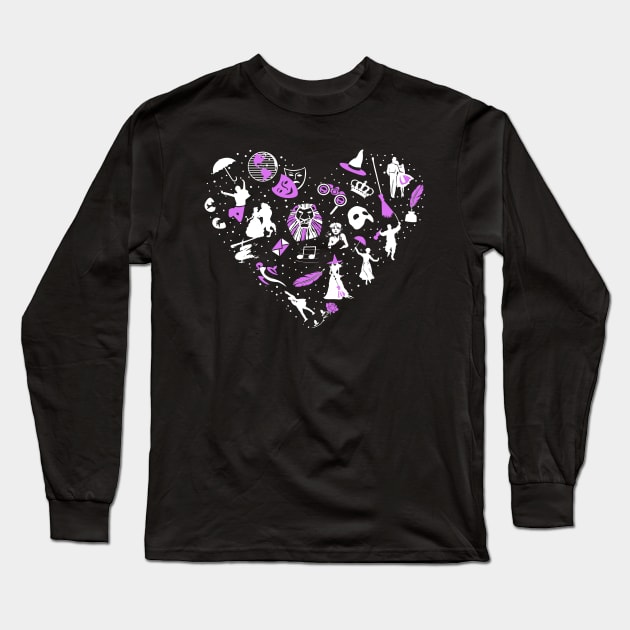 Love Broadway Long Sleeve T-Shirt by KsuAnn